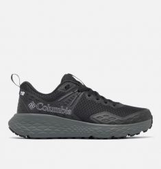 Buty trekkingowe męskie, Konos TRS. Czarne trekkingi męskie Columbia, z materiału, przed kostkę, bez zapięcia. Za 399.99 zł.