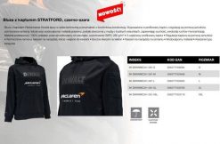 Dewalt Bluza z kapturem hoodie mclaren, czarna, XXL (DXWWMC341-001-XXL). Czarne bluzy męskie Dewalt, m, bez wzorów, z kapturem. Za 182.96 zł.