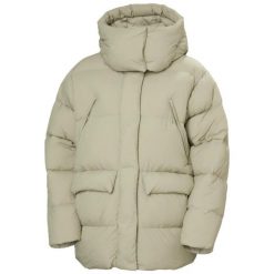 Damska kurtka puchowa Helly Hansen Inspire Down. Zielone kurtki sportowe damskie Helly Hansen, na zimę, xl, bez wzorów, z puchu, bez ramiączek, bez kaptura, trekkingowe. Za 1,694.50 zł.