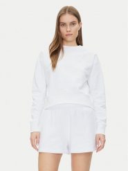 Save The Duck Bluza DF1180W CLEE20 Biały Relaxed Fit. Białe bluzy damskie Save the duck, bez wzorów, z bawełny, bez ramiączek, bez kaptura. Za 199.99 zł.