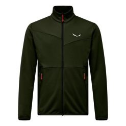 Kurtka z dresu Salewa Puez Sun. Zielone kurtki męskie Salewa, s, bez wzorów, z dresówki, bez kaptura. Za 321.99 zł.