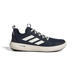 Buty trekkingowe adidas Terrex Boat Climacool. Białe obuwie trekkingowe damskie Adidas, bez zapięcia. Za 393.30 zł.