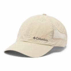 Czapka z daszkiem Columbia Tech Shade II Hat. Brązowe czapki damskie Columbia, bez wzorów, sportowe. Za 109.99 zł.