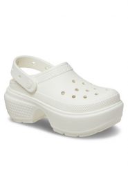 Crocs Klapki Stomp Clog 209348 Beżowy. Brązowe klapki damskie Crocs, bez wzorów, z tworzywa sztucznego, bez obcasa, bez zapięcia. Za 239.99 zł.