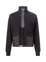 Marc Cain Bluza Kobiety czarny, 36. Czarne bluzy damskie Marc Cain, bez wzorów, z syntetyku, klasyczne, bez ramiączek, bez kaptura. Za 949.95 zł.