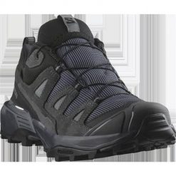 Buty trekkingowe damskie Salomon X Ultra 360 Ltr Gtx. Szare obuwie trekkingowe damskie Salomon, z gumy, bez zapięcia. Za 609.00 zł.