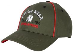 Lugo Czapka - zielony. Zielone czapki damskie GORILLA WEAR, bez wzorów, z bawełny. Za 170.00 zł.