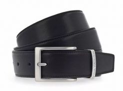 TOM TAILOR MĘSKI PASEK SKÓRZANY NA BOLEC SKÓRA TG1069R45/790 35mm Gürtel Q.1645 0790 BLACK. Czarne paski męskie Tom Tailor, z jeansu, eleganckie. Za 99.99 zł.