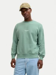 Jack & Jones Bluza Soho 12278791 Zielony Relaxed Fit. Zielone bluzy męskie Jack & Jones, m, bez wzorów, z bawełny, bez ramiączek, bez kaptura. Za 179.99 zł.