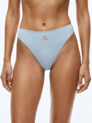 Calvin Klein Swimwear Dół od bikini LV00Q61147 Niebieski jasny. Niebieskie stroje kąpielowe damskie Calvin Klein Swimwear, m, bez wzorów, z syntetyku. Za 114.99 zł.