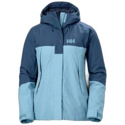 Kurtka ocieplana dla kobiet Helly Hansen banff. Niebieskie kurtki sportowe damskie Helly Hansen, l, bez wzorów, bez ramiączek, bez kaptura, trekkingowe. W wyprzedaży za 531.45 zł.