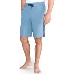 Tommy Hilfiger Spodnie do spania Niebieski. Niebieskie piżamy męskie Tommy Hilfiger, s, bez wzorów, z bawełny, bez kołnierzyka, bez ramiączek. Za 219.95 zł.