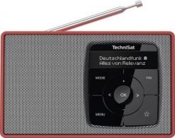 TechniSat Digitradio 2 DAB+ Radio red/silver. Czerwone radia TECHNISAT. Za 290.54 zł.