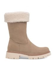 Jenny Fairy Botki GAMMA WS5866-23 Beżowy. Brązowe botki damskie Jenny Fairy, bez wzorów, z materiału, bez obcasa, na płaskiej podeszwie, bez zapięcia. Za 109.99 zł.