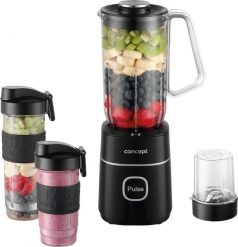 Blender kielichowy Smoothie 700 W 1 x 570 ml 1 x młynek SM3490. Blendery Concept. Za 279.00 zł.
