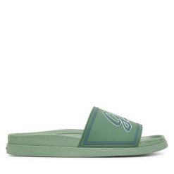 Klapki Gant. Zielone klapki męskie GANT, bez wzorów, bez zapięcia. Za 179.99 zł.