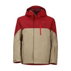Marmot kurtka Sidecut Jacket Brick/Desert Khaki M. Brązowe kurtki sportowe męskie Marmot, m, bez wzorów, narciarskie. W wyprzedaży za 610.00 zł.