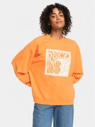 Roxy Bluza Take Yourplaceb Otlr ERJFT04745 Pomarańczowy Regular Fit. Brązowe bluzy damskie Roxy, l, bez wzorów, z bawełny, bez ramiączek, bez kaptura. Za 159.99 zł.