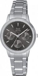 Zegarek QQ Zegarek damski QQ S303-202 srebrny. Szare zegarki damskie Q&Q, srebrne. Za 262.00 zł.