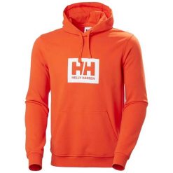 Bluza Z Kapturem Helly Hansen Hh Box Dorosłych. Czerwone bluzy męskie Helly Hansen, m, bez wzorów, casualowe, bez ramiączek, z kapturem. W wyprzedaży za 295.75 zł.