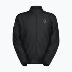 Kurtka do biegania męska SCOTT Endurance Tech Windbreaker. Czarne kurtki męskie Scott, m, bez wzorów, z materiału, bez kaptura, do biegania. Za 389.99 zł.