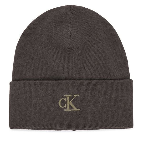 Czapka Calvin Klein. Szare czapki męskie Calvin Klein, na zimę, bez wzorów. Za 129.99 zł.