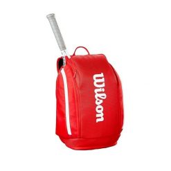Plecak tenisowy Wilson Super Tour Red Backpack 2025. Białe plecaki męskie Wilson, bez wzorów, sportowe. Za 425.50 zł.