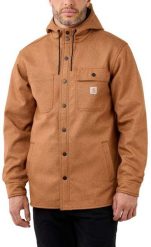 Koszula Kurtka Carhartt Rain Defender Oiled Walnut. Koszule męskie Carhartt, m, bez wzorów, bez kołnierzyka, bez ramiączek. Za 477.58 zł.