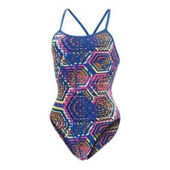 Strój Kąpielowy Dolfin Toucan Double Strap Open Keyhole – Rozmiar 30. Niebieskie stroje kąpielowe damskie DOLFIN, bez wzorów. Za 617.00 zł.