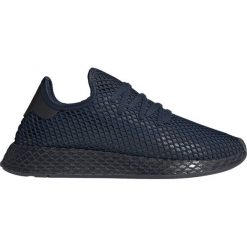 Adidas Originals Deerupt Runner Tenisówki Niebieski. Niebieskie trampki męskie adidas Originals, bez wzorów, z materiału, bez zapięcia. Za 430.95 zł.