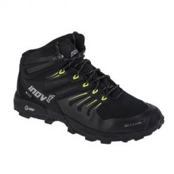 Buty trekkingowe męskie Inov-8 Roclite 345 Gtx V2. Czarne trekkingi męskie Inov-8, z gumy, bez zapięcia. Za 549.99 zł.