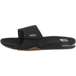 Męskie klapki Reef. Czarne klapki męskie Reef, bez wzorów, z gumy, bez zapięcia. Za 507.99 zł.