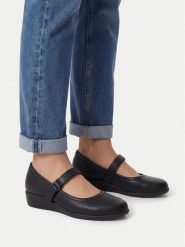 Go Soft Baleriny CEO-WSS21774-01 Czarny. Czarne balerinki damskie GO SOFT, bez wzorów, ze skóry, bez obcasa, bez zapięcia. Za 139.99 zł.
