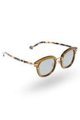 Brązowe okulary DIOR z motywem panterki. Brązowe okulary przeciwsłoneczne damskie Dior. Za 2,039.00 zł.