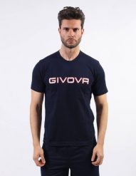 Cotton T-shirt Givova Spot Navy Blue. Niebieskie t-shirty damskie Givova, m, bez wzorów, z bawełny, casualowe, bez kołnierzyka, bez ramiączek. Za 52.75 zł.