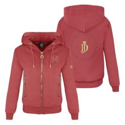 Bluza rozpinana JD ATTACK Holly. Czerwone bluzy damskie JD ATTACK, bez wzorów, sportowe, bez ramiączek, bez kaptura. Za 239.00 zł.