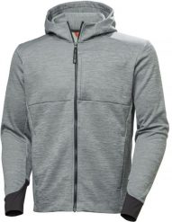 Helly Hansen Jumper Tech Hooded Midlayer, gray 4XL. Szare bluzy męskie Helly Hansen, m, bez wzorów, bez ramiączek, bez kaptura. Za 358.47 zł.