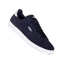 Buty do chodzenia męskie Puma Smash Perf SD. Niebieskie buty sportowe męskie Puma, bez wzorów, z materiału, bez zapięcia, trekkingowe. Za 159.00 zł.