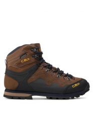 CMP Trekkingi Athunis Mid Trekking Shoe Wp 31Q4977 Brązowy. Brązowe botki męskie CMP, bez wzorów, ze skóry, bez obcasa, bez zapięcia. Za 449.99 zł.