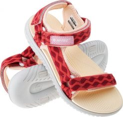 Hi-Tec Sandały Hanar Wo's Pink/beige r. 38. Brązowe sandały damskie Hi-tec, bez wzorów, bez obcasa, bez zapięcia. Za 54.14 zł.