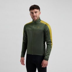 Mocno ocieplona kurtka zimowa męska Rogelli FREEZE. Zielone kurtki męskie Rogelli, na zimę, l, bez wzorów, z gumy, klasyczne, bez kaptura. Za 345.00 zł.