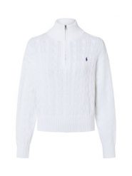 Polo Ralph Lauren Sweter z dzianiny Kobiety Bawełna biały, L. Białe swetry nierozpinane damskie Polo Ralph Lauren, l, bez wzorów, z bawełny, bez kołnierzyka, bez ramiączek. Za 1,149.95 zł.