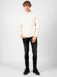 Antony Morato Sweter | MMSW01034-YA400119 | Mężczyzna | Biały. Białe swetry męskie Antony Morato, m, bez wzorów, z dzianiny, bez kołnierzyka, bez ramiączek. W wyprzedaży za 279.00 zł.