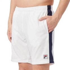 Spodnie treningowe męskie Fila FBM2415010153. Białe spodnie materiałowe męskie Fila, m, bez wzorów, z dresówki. Za 362.00 zł.