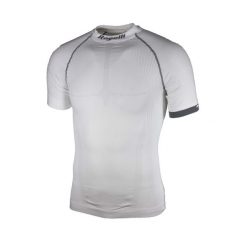 Kompresyjny T-Shirt funkcjonalny. Białe koszulki sportowe damskie Rogelli, xl, bez wzorów, bez ramiączek. W wyprzedaży za 96.00 zł.