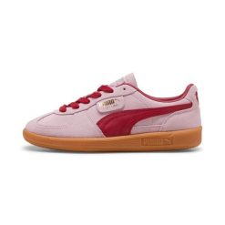 Trenerzy Puma Palermo. Czerwone obuwie sportowe damskie Puma, bez wzorów, bez zapięcia, do piłki nożnej. Za 390.00 zł.