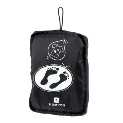 Torba fitness worek na odzież Domyos. Czarna torby sportowe męskie DOMYOS, bez wzorów, z materiału. Za 29.99 zł.