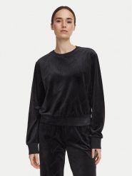 Guess Bluza O6BQ02 K5062 Czarny Regular Fit. Czarne bluzy damskie Guess, l, z aplikacjami, z syntetyku, bez ramiączek, bez kaptura. Za 264.99 zł.