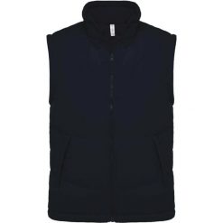 Kurtka puchowa bez rękawów Kariban Doublé Polaire. Niebieskie kurtki męskie KARIBAN, m, bez wzorów, z materiału, eleganckie, bez kaptura. Za 216.00 zł.