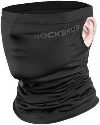 Czapka Przeciwsłoneczna ROCKBROS z Tkaniny Lodowej - Czarna. Czarne czapki damskie ROCKBROS, na lato, bez wzorów, z jedwabiu. Za 56.00 zł.